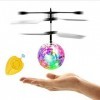 Amasawa Balle Volante Infrarouge,RC Flying Ball Jouets Cadeau,RC Vol Drône Hélicoptère Ball,avec Télécommande,Lumières LED Co