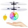 Amasawa Balle Volante Infrarouge,RC Flying Ball Jouets Cadeau,RC Vol Drône Hélicoptère Ball,avec Télécommande,Lumières LED Co