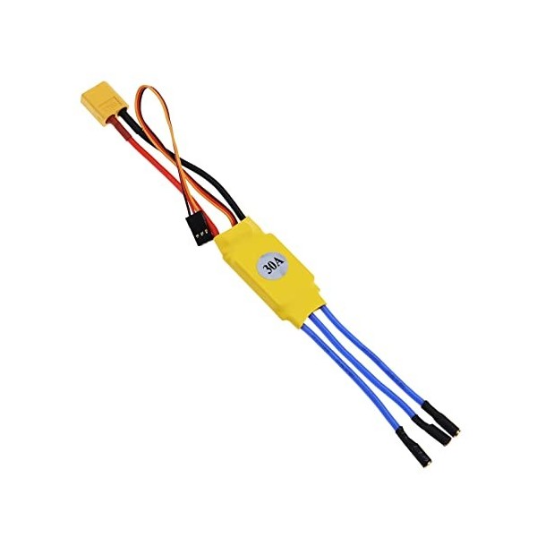 Câble ESC sans balais 30 A 30 A Moteur sans balais Régulateur de vitesse électrique 7,4 V-16 V Accessoire pour télécommande R