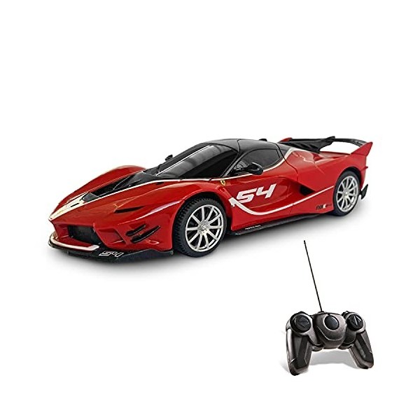 Mondo Motors 63605 Machine radiocommandée Ferrari R/C modèle FXX K EVO à léchelle 1/24 – Voiture Jeu pour enfant – Rouge