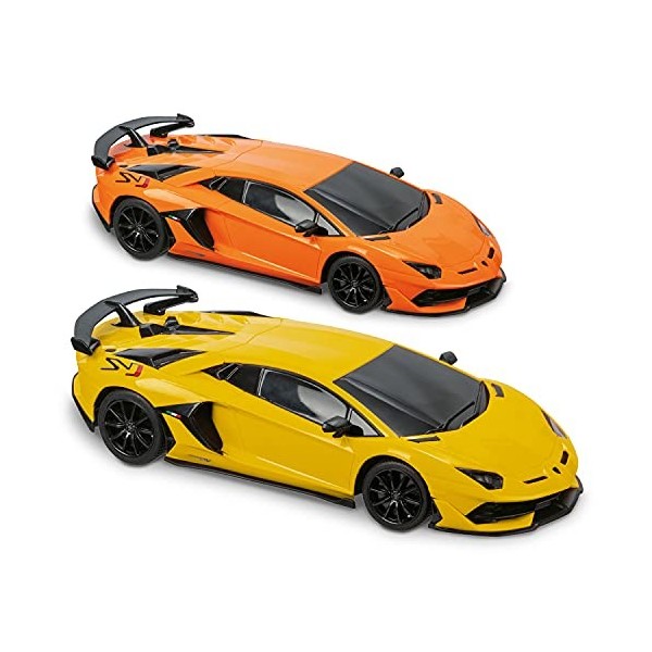 MONDO Motors, Lamborghini SVJ, modèle à l’échelle 1:24, jusquà 8 km/h de Vitesse, Jouet pour Enfants 63635