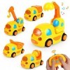 kramow Jouet Garçon 2 Ans,Voiture Enfant Jouet Enfant 3 Ans Garçon,Voiture Télécommandée,RC Camion,Lumière et Musique