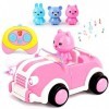 Boderam Télécommande Voiture Toy Cartoon Radio télécommande télécommande RC Voiture avec Musique, lumières et Cadeaux danima