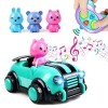 kramow Voiture Jouet RC Voiture Télécommandée avec lumière et Musique Cadeaux danniversaire pour Enfants Garçons Filles