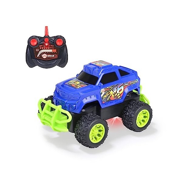Dickie Toys - RC Monster Truck Rep Attack - Voiture télécommandée pour Enfants à partir de 6 Ans avec télécommande 2 canaux 