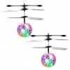 XUBX 2 pièces RC Flying Ball Kids Toys, Hélicoptère davion RC à LED avec capteur de Main, Mini hélicoptère Infrarouge Jouets