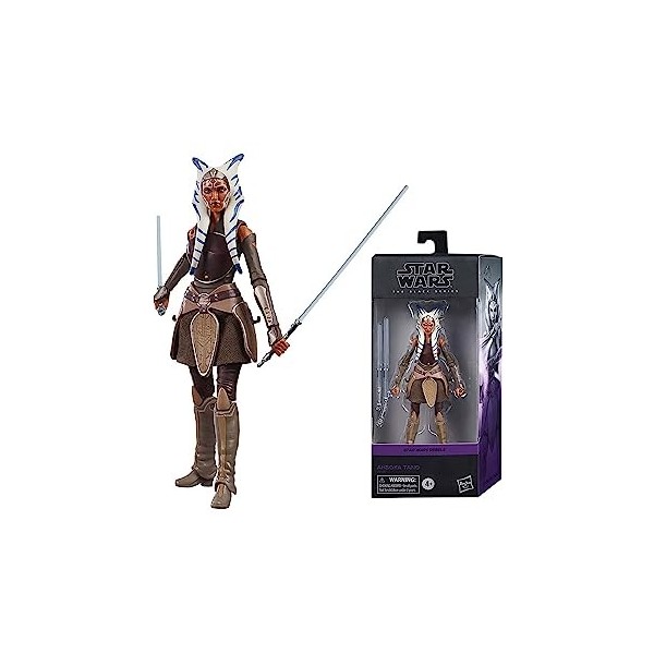 Star Wars The Black Series Ahsoka Tano Toy Figurine de Collection Rebels à léchelle 15 cm Jouets pour Enfants à partir de 4 