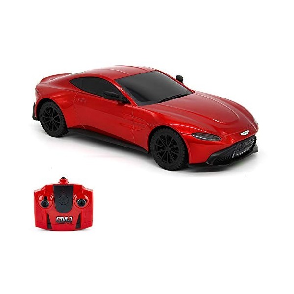 CMJ RC Cars™ Aston Martin Voiture Télécommandée sous Licence Officieller. 1:24 Gris 