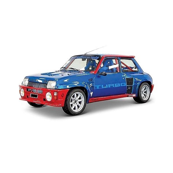 BBURAGO MAISTO FRANCE- Bburago Maisto France-21088-Renault R5 Turbo Bleue-Echelle 1/24, 21088