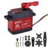 diymore 20KG Servomoteur Numérique Couple Élevé Full Metal Gear Servo Étanche pour Voiture RC Hélicoptère Avion DIY, Angle de