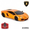 CMJ RC Cars sous Licence Officielle Lamborghini Aventador LP700-4 1:24, 2.4GHz, Orange Remote Control Car