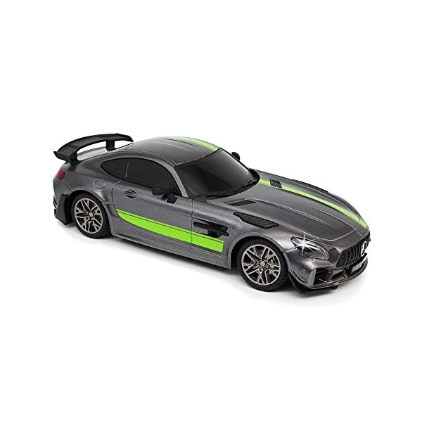 CMJ RC Cars Mercedes GT Pro AMG Voiture Radio télécommandée Gris Échelle 1:24 2,4 GHz Gris 