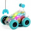 deAO Voiture télécommandée,Voiture de Cascade RC Rotation à 360°avec LED, Voiture télécommandée,Cadeau Enfant,Filles et garço