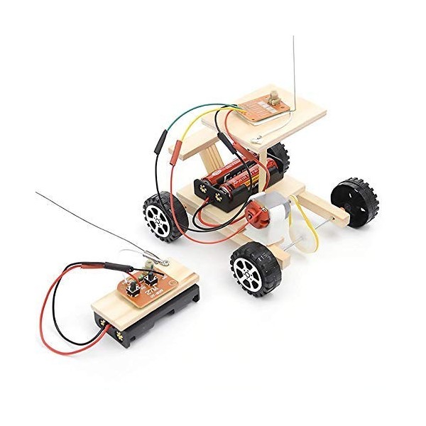 Modèle de Voiture Dassemblage Bricolage RC Voiture de Collection Puzzle 3D Jouet Electrique Télécommande Voitures de Course 