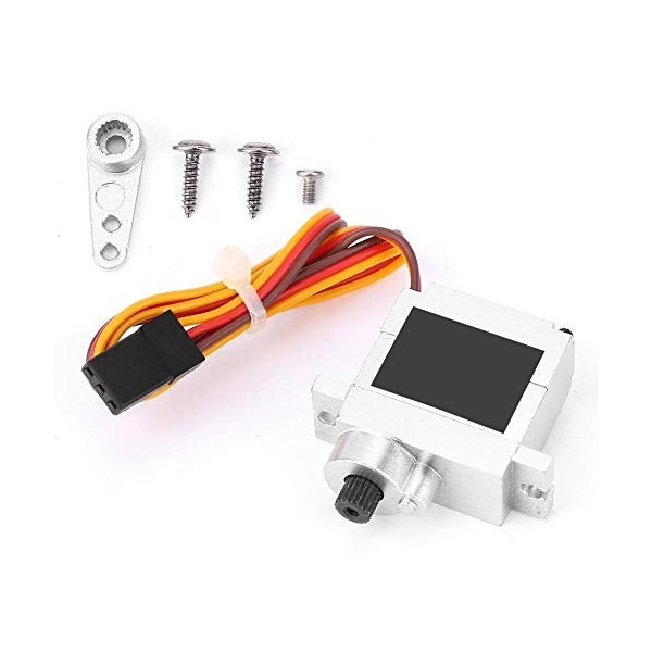 Tbest Servo RC Car Servo, 9 g Métal Direction Servo Accessoire moteur pour camion WPL B1 B14 B16 B24 C14 C24 B36 1:16 RC Arg