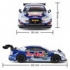 CMJ RC Cars sous Licence Officielle Audi RS5 DTM 1:24 2,4 GHz Bleu/Red Bull