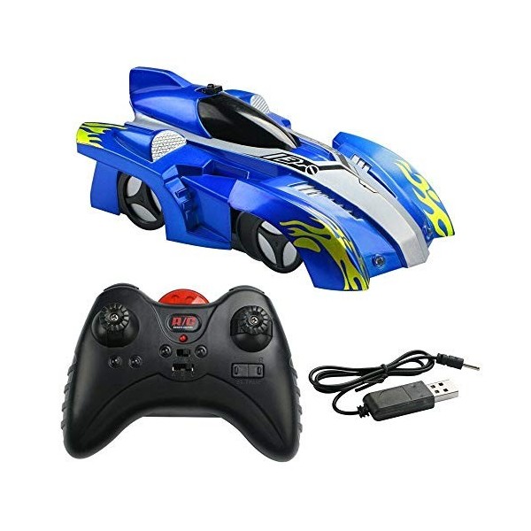 Yangers RC Radio Voiture Télécommandée USB Rechargeable Mur Escalade, 4 Canal Contrôle Defy Gravité Climber Jouet Électrique 