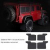 RC Crawler Accessoires 1 10, Pièce de Voiture télécommandée Fender Mud Flaps TRX-4 Defender Mud Flaps pour TRX-4 1/10 Scale R