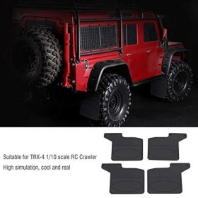 RC Crawler Accessoires 1 10, Pièce de Voiture télécommandée Fender Mud Flaps TRX-4 Defender Mud Flaps pour TRX-4 1/10 Scale R