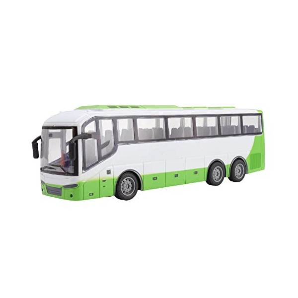 Bus Télécommandé pour Enfants, Simulation Dun Bus Rc 1/30 Avec Télécommande pour Tout-Petits, Jouet Simulation de Chauffeur 