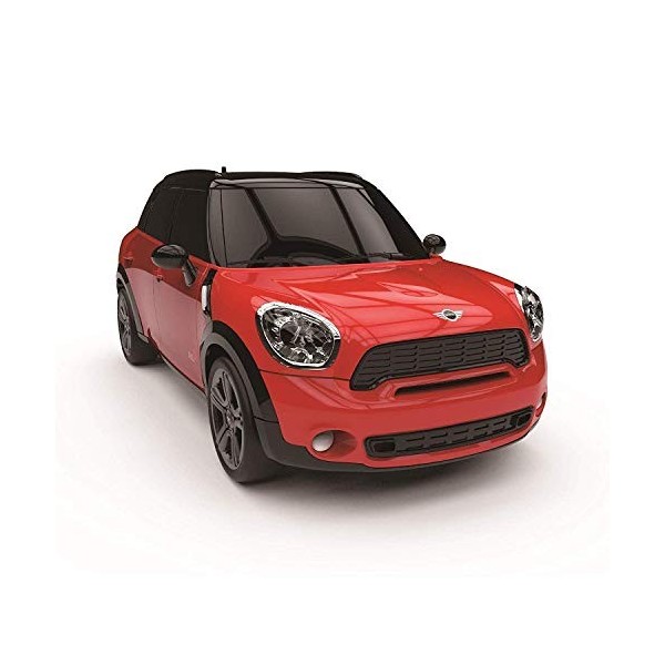 CMJ RC Voitures Mini Countryman JCW sous Licence Officielle Télécommande Voiture Échelle 1:24 Projecteur 2.4 GHz Rouge