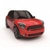 CMJ RC Voitures Mini Countryman JCW sous Licence Officielle Télécommande Voiture Échelle 1:24 Projecteur 2.4 GHz Rouge