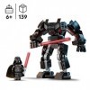 LEGO 75368 Star Wars Le Robot Dark Vador, Figurine à Construire avec Pièces Articulées, Minifigurine et Grand Sabre Laser Rou
