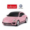 RASTAR – Voiture télécommandée Coccinelle Volkswagen échelle 1:24 pour enfant, rose