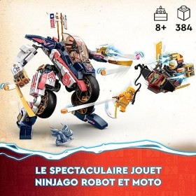LEGO 71792 Ninjago Le Robot Bolide Transformable de Sora, Set avec Figurine à Transformer en Moto, Jouet de Ninja pour Enfant
