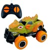 Tcvents Jouets de voiture télécommandée pour garçons de 3, 4, 5, 6, 7 ans, échelle 1:43, camion dinosaure pour enfants de 3 à