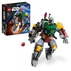 LEGO 75369 Star Wars Le Robot Boba Fett, Figurine à Construire avec Blaster Lance-Tenons et Jetpack avec Lanceur de Projectil