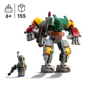 LEGO 75369 Star Wars Le Robot Boba Fett, Figurine à Construire avec Blaster Lance-Tenons et Jetpack avec Lanceur de Projectil