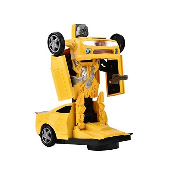 Voiture Robot de Transformation Modèle Voiture à Déformation Miniature Jeu Electronique pour Enfants Cadeau Fille et Garçon 3