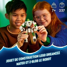 LEGO 71454 DREAMZzz Mateo et Z-Blob Le Robot, Jouet avec Grande Figurine Robot et Minifigurines Jayden et Mateo, Jeu dAventu