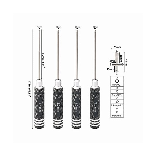 Tournevis Cruciforme 1.5mm Tournevis & clés 