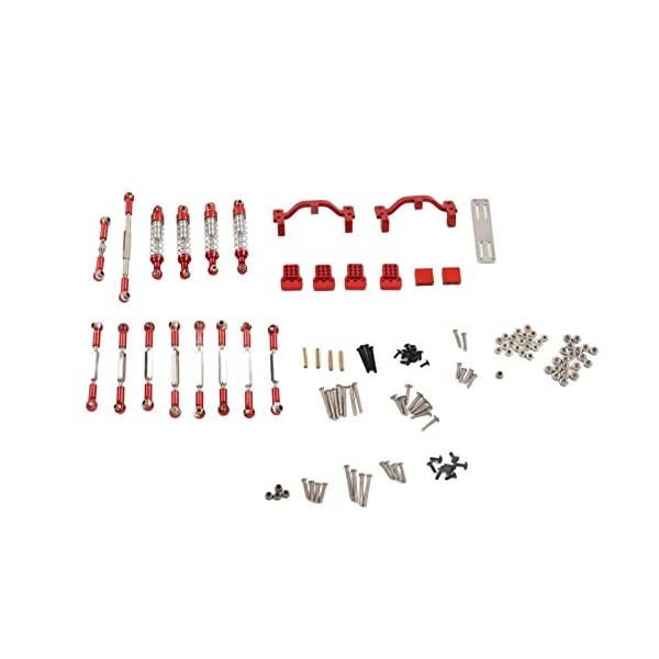 Kit de Pièces de Rechange de Voiture RC, Pièces de Rechange de Mise à Niveau de Kit de Tige de Traction de Voiture RC en Alli