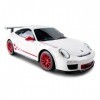 Voitures RC CMJ compatibles pour Porsche GT3 RS Jouet de Voiture télécommandé sous Licence Officielle échelle 1:24 Feux de Tr