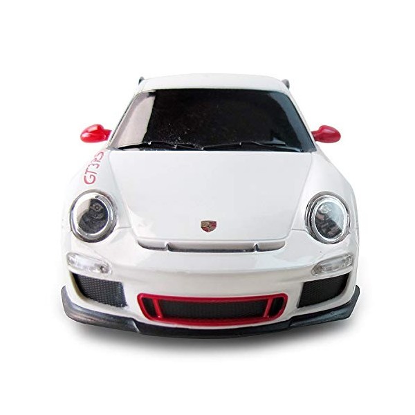 Voitures RC CMJ compatibles pour Porsche GT3 RS Jouet de Voiture télécommandé sous Licence Officielle échelle 1:24 Feux de Tr