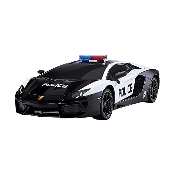 Revell Control- Lamborghini Aventador Police Voiture télécommandée, 24664, Noir