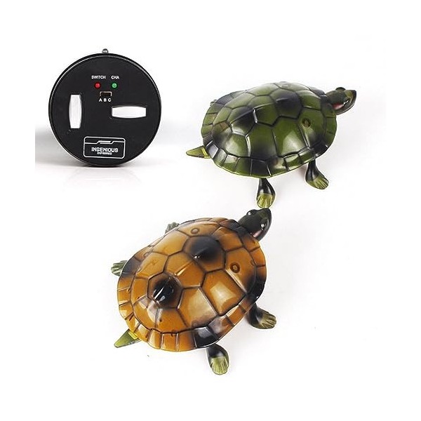 TOYANDONA Jouet Tortue Télécommandé pour Enfants Tortue Rc Réaliste Jouets Électriques pour Animaux De Compagnie Blague Farce