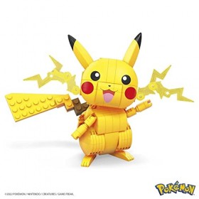 MEGA Pokémon Pikachu à construire, jeu de briques de construction, 211 pièces, pour enfant dès 7 ans, GMD31
