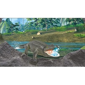 Top Race Crocodile télécommandé avec Sons et lumières - Jouet Crocodile Farce - Ressemble à Un Vrai Crocodile