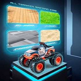 Voiture télécommandée, Tuotart 1:18 RC Truck, 2,4 GHz, 2 WD avec 15 km/h, jouet électrique tout-terrain, tout-terrain, véhicu