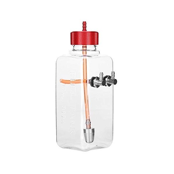 Alupre Modèle Télécommande Accessoires Transparent 300ml réservoir de Carburant Compatible avec 15-26CC RC Avion 