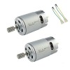 CHANCS Moteur à engrenage magnétique 550 12V DC 8000RPM Accessoires pour voiture télécommandée Kids RC Car 2PCS