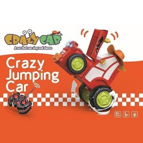 Goolsky Voiture télécommandée, Jouet de Voiture de Danse de Voiture de Saut Fou de télécommande avec des lumières de Musique 
