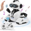 Towwoo Robots Jouet électroniques pour Enfants, Robot Télécommandé avec Yeux LED et Musique, Contrôle Gestuel Programmable du