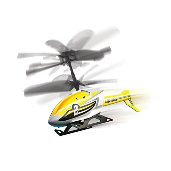 FLYBOTIC by Silverlit - Air Stork 18 cm - Hélicoptère dInterieur Radiocommandé - Jouet Volant 2 Canaux Infrarouge - 2 Couleu