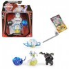 Bakugan 3.0 - Starter Pack - 2 Billes, 1 Bille Special Attack, 1 Anneau de Combat, 1 Carte Lanceur et 9 Cartes - Collection J