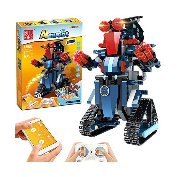 STEM - Kit de Construction de 349 pièces pour Robot éducatif télécommandé pour Enfants à partir de 8 Ans - Kit de Constructio